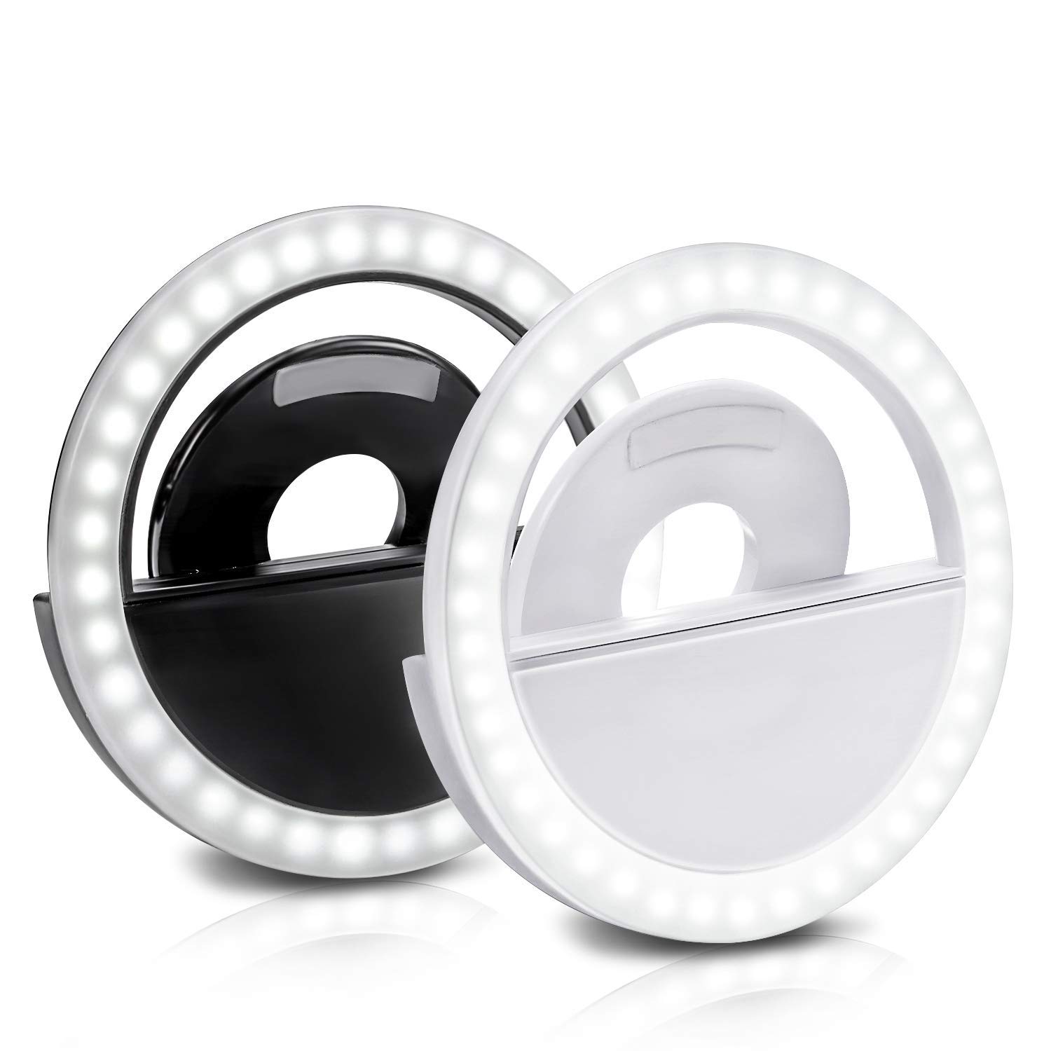 LED Selfie Ring Light With Cell Phone Holder For Live Stream iPhone  Smartphone Lazy Bracket Youtube Lamps Mobile Lighting - AliExpress