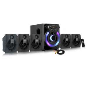 Tronica Version:5 Ace Series 5.1 Bluetooth Home Theater with Vivid Light Effects Supports Pendrive/Sd Card/FM/Aux/TV & Remote