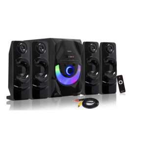 Tronica BT555 4.1 Home Theater System with Bluetooth/FM/USB/Aux/TV Support & Remote (6inches Woofer 90W Output)