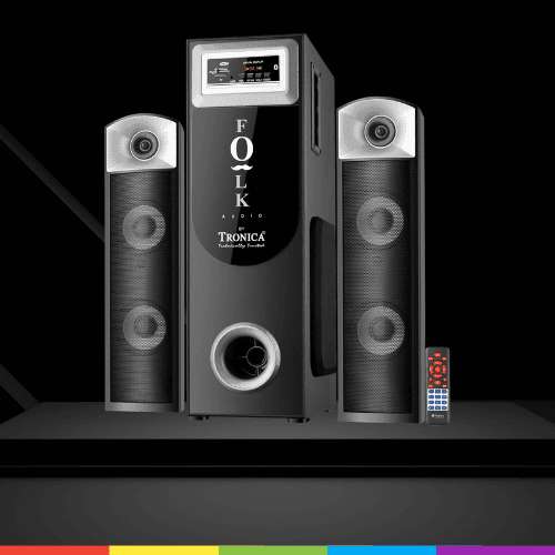 TRONICA Folk Audio Comet SubWoofer DigniFi 2.1 Bluetooth Home Theater System Speakers with Signature Sound FM/AUX/Pen Drive/Smart TV Support & Remote