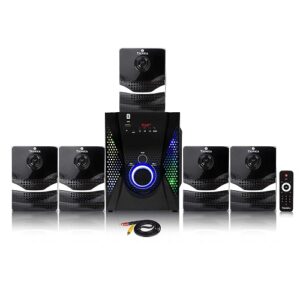 TRONICA Version: 4 Ace Series 5.1 Home Theater System with Bluetooth/PenDrive/Fm/TV/Aux Support with Remote & LED Spectrum