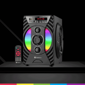 Tronica Enjoy Version:2 Bluetooth Wooden Home Theater 30W Output Supports Pendrive/Aux/Smart TV/Remote, Bluetooth Speakers for Home