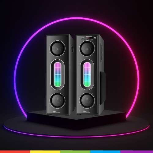 Tronica Brace Dual Tower Bluetooth 70w Home Theater System by TRONICA with FM/Pendrive/Aux/TV support & Remote with Wireless Mic