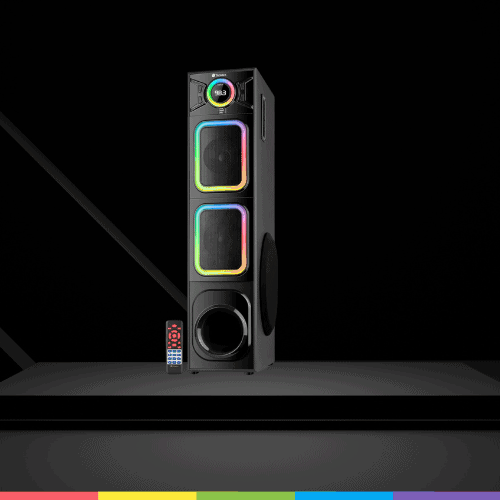 AI999 Carol Bluetooth Home Theater System, 110W Tower speakerwith FM/PenDrive/AUX/FM Party Speaker with RGB Lights & All Functional Remote Sound Blaster with Smart TV connectivity