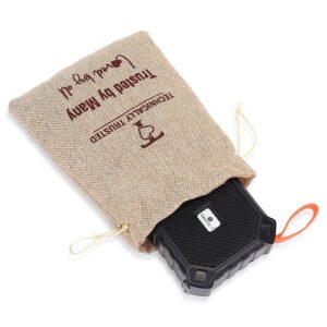 TRONICA Spark 5W Portable Bluetooth Speaker with FM Radio, TWS Stereo, USB Pendrive Slot & 5H Playback, Includes Multipurpose Eco-Friendly Jute Bag for Travel & Storage (Colour May Vary)