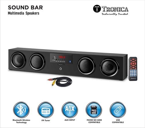 Sound Bar TV Sound System Bluetooth Speaker Wireless Subwoofer Bass Home  Theater